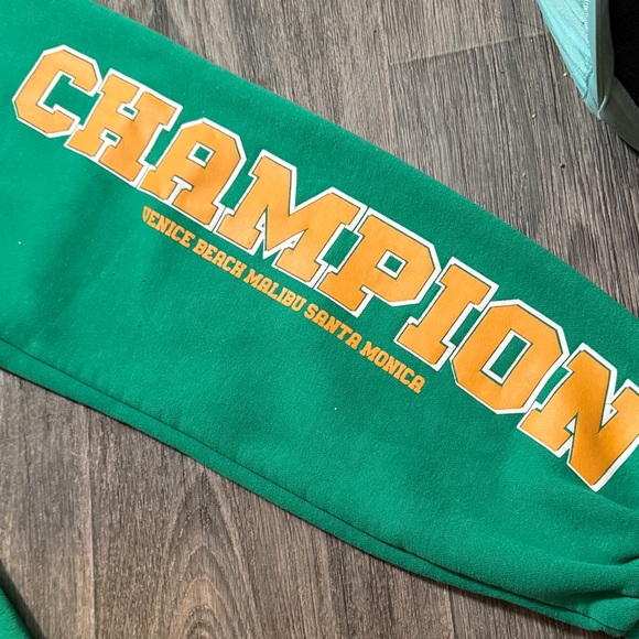 Edikted Green Joggers with Bold Logo - Picture 4 of 6